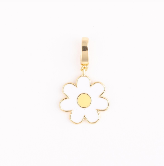 White Flower Charm