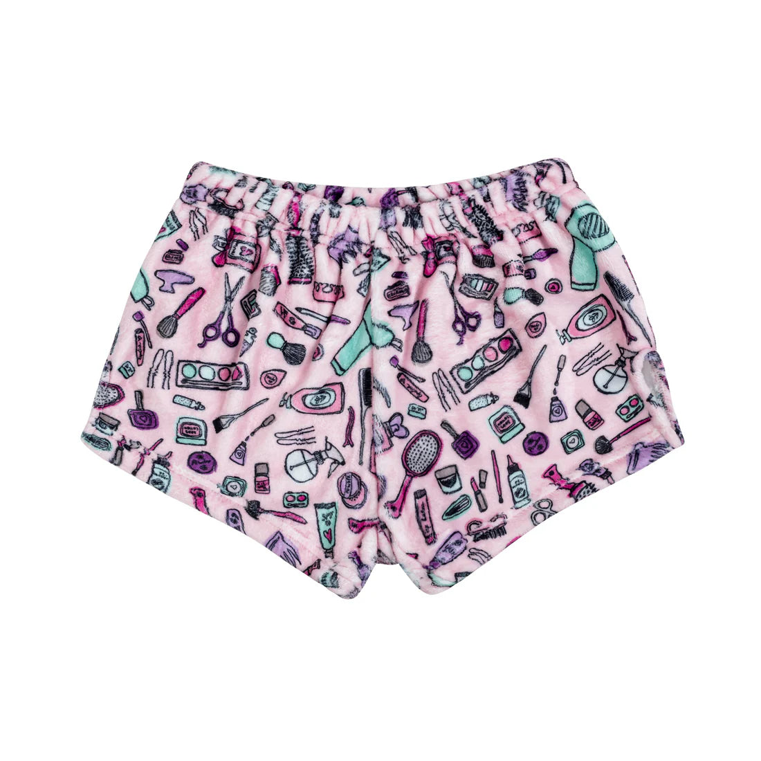 Plush "Makeup" Shorts