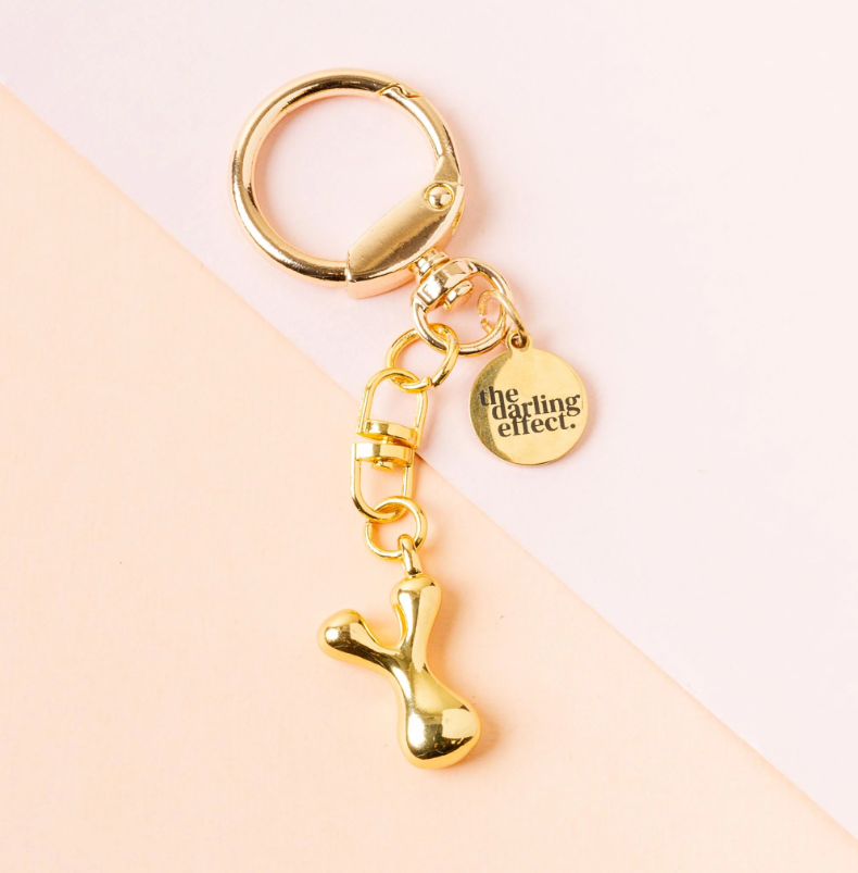 Bubble Letter Keychain