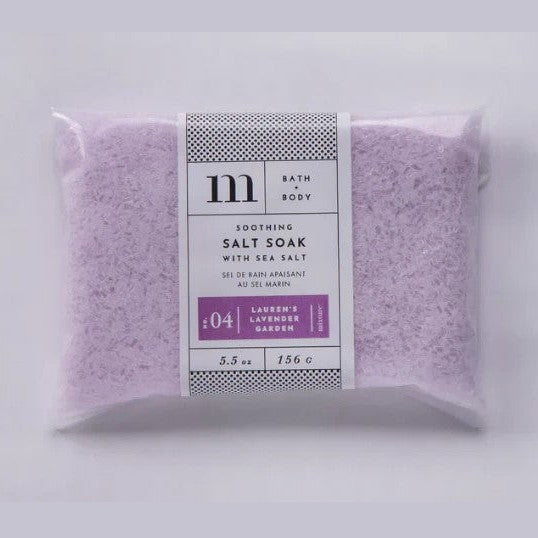 Lavender Salt Soak Envelope