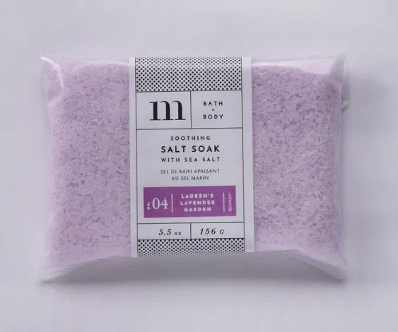 Lavender Salt Soak Envelope