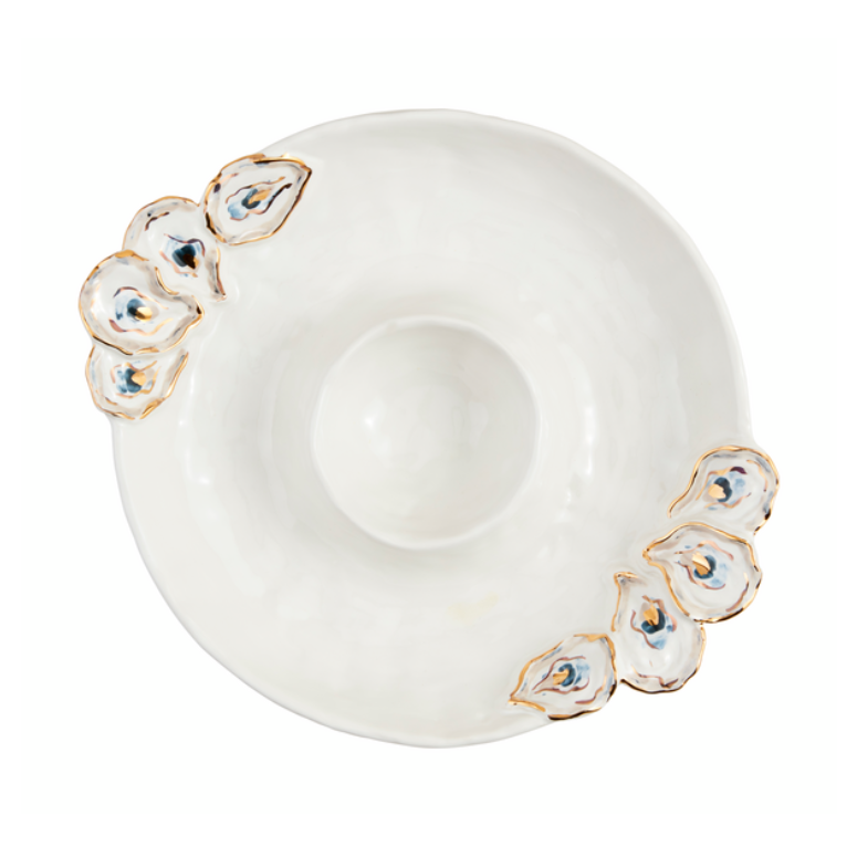 Oyster Chip & Dip Server