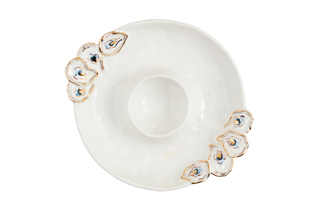 Oyster Chip & Dip Server