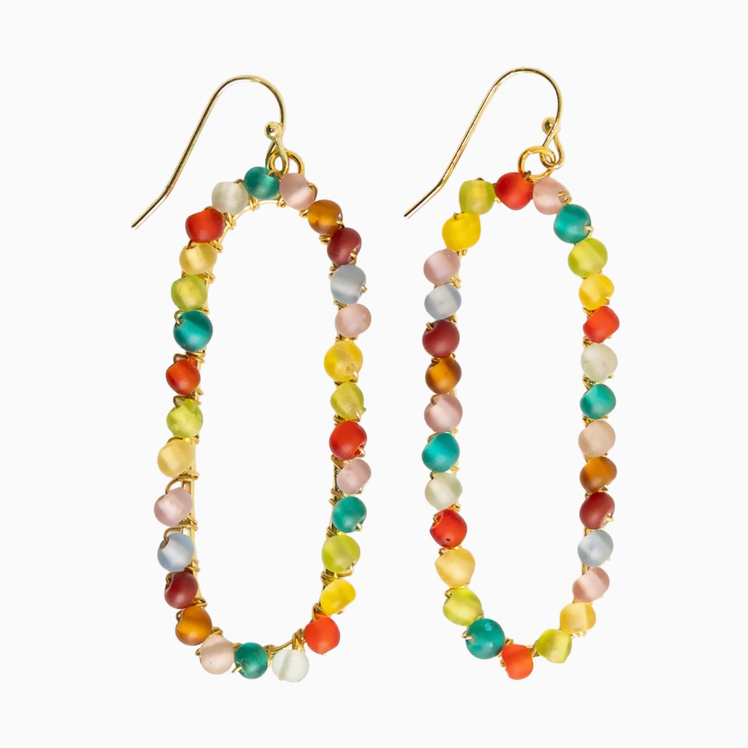 Kaleidoscope Oval Hoops