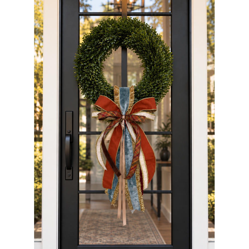 Royal Pumpkin Sash & Bow