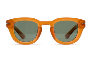 RAVI - Polarized Sunglasses - Transparent Caramel