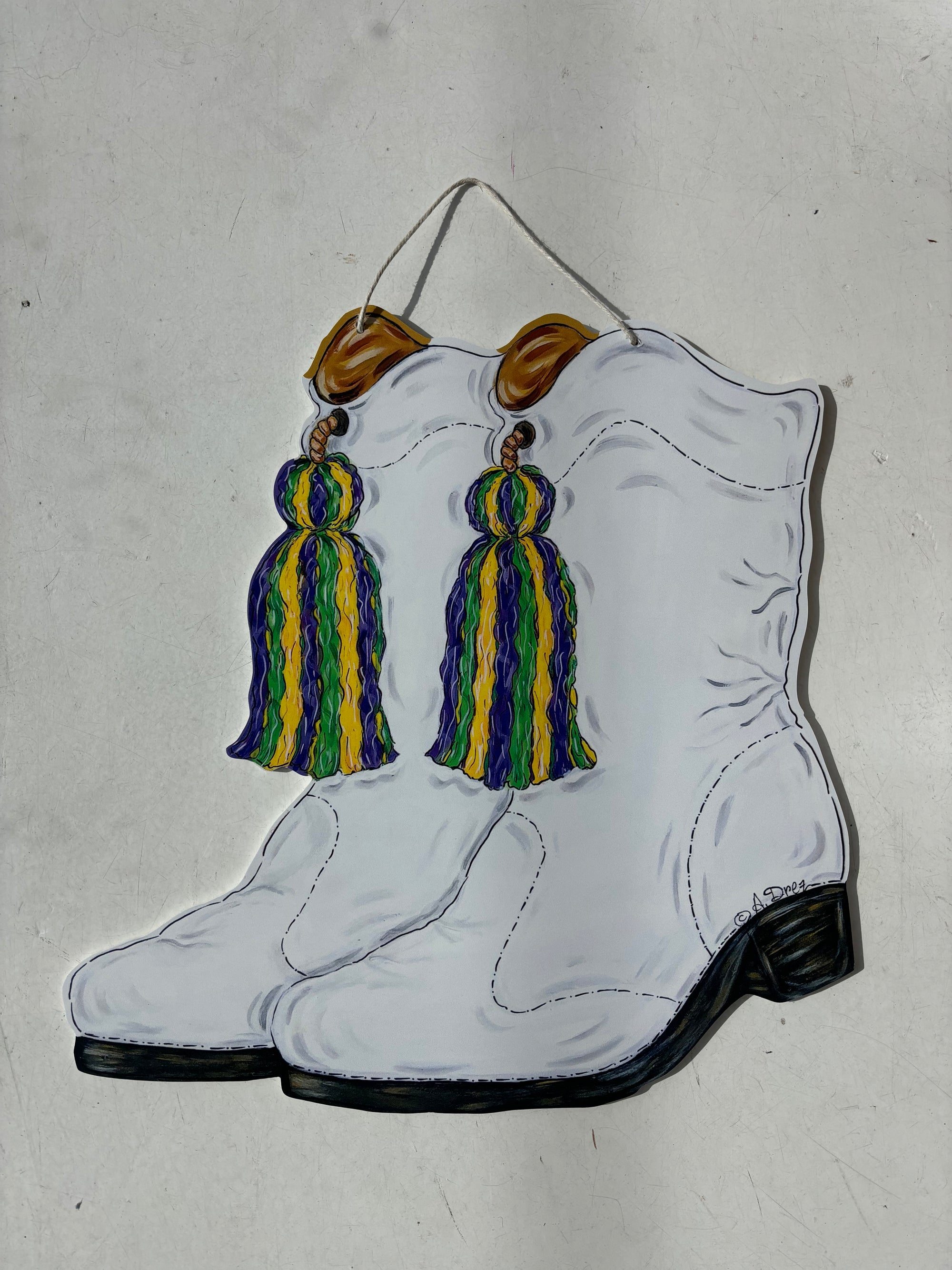 Door Hanger - Marching Boots