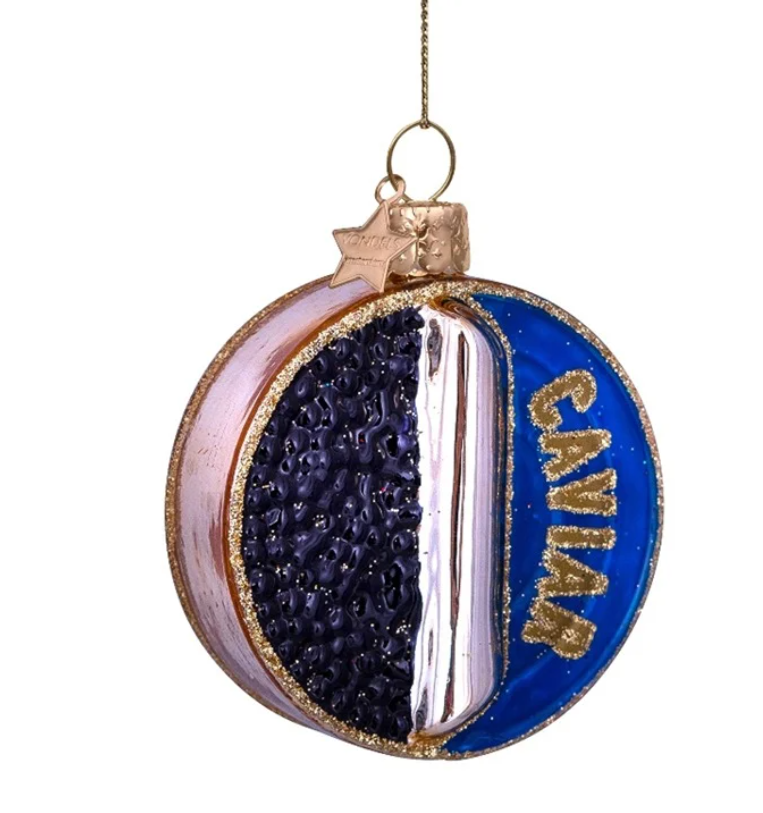 Caviar Tin Can Ornament