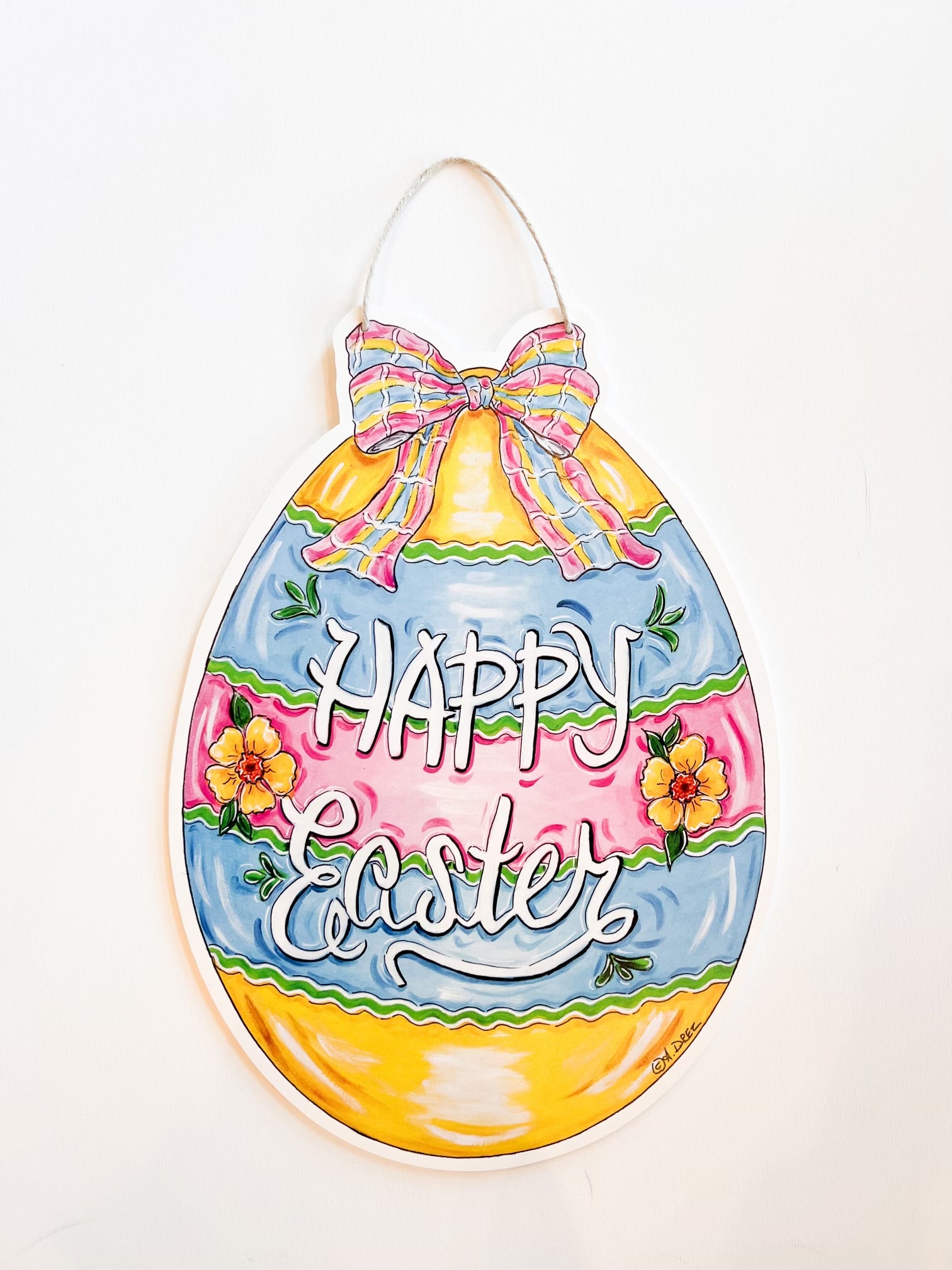 Happy Easter Egg Door Hanger