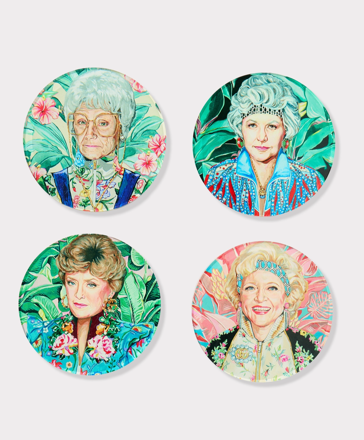 Golden Gals (Set of 4) Coasters