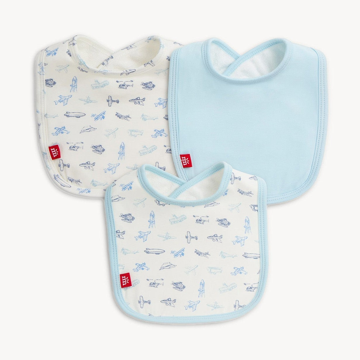 Airplanes Bib 3pk