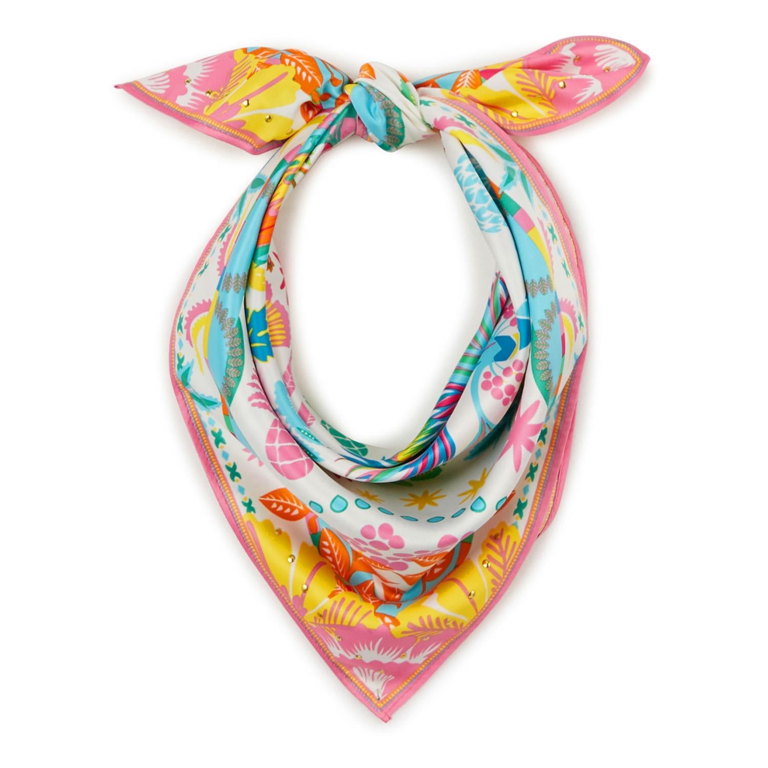 Babouchka Blanc Mini Scarf