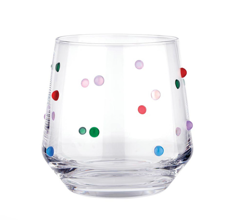 Beaded Wine Glass