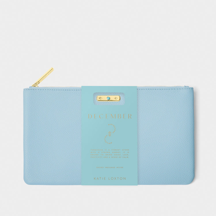 Birthstone Pouch - Dec - Turquoise