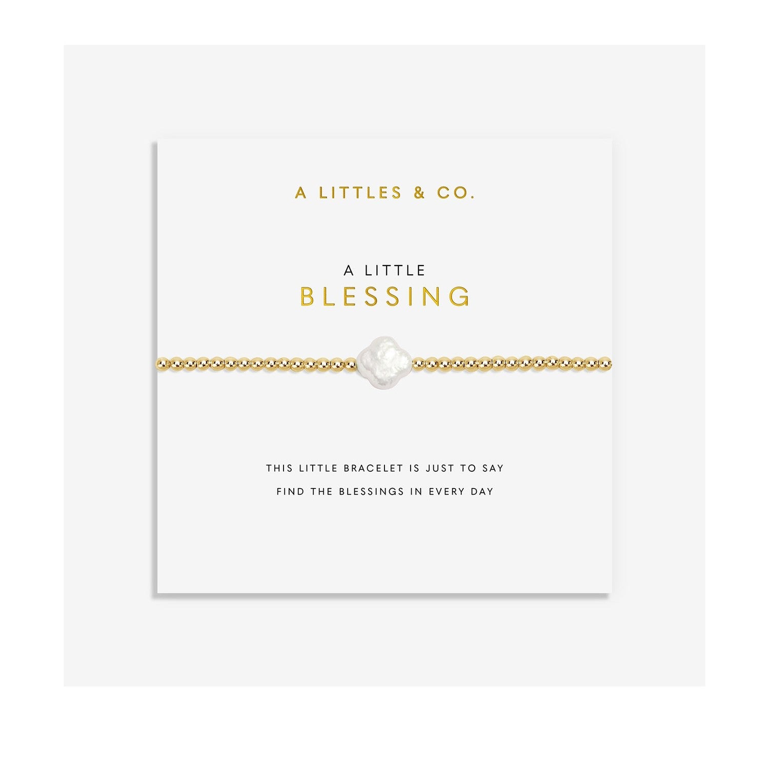 Blessing Gold-Tone Plated Bracelet