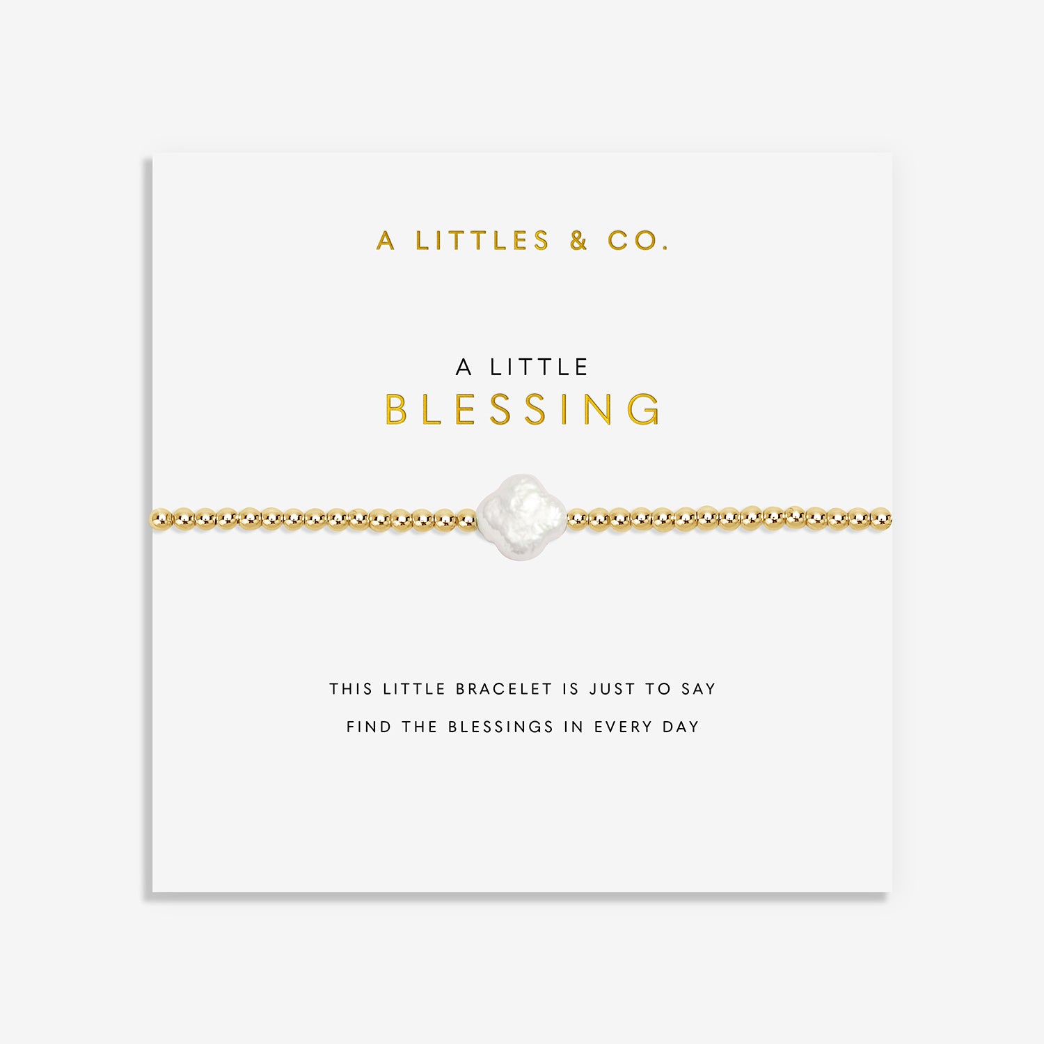 Blessing Gold-Tone Plated Bracelet