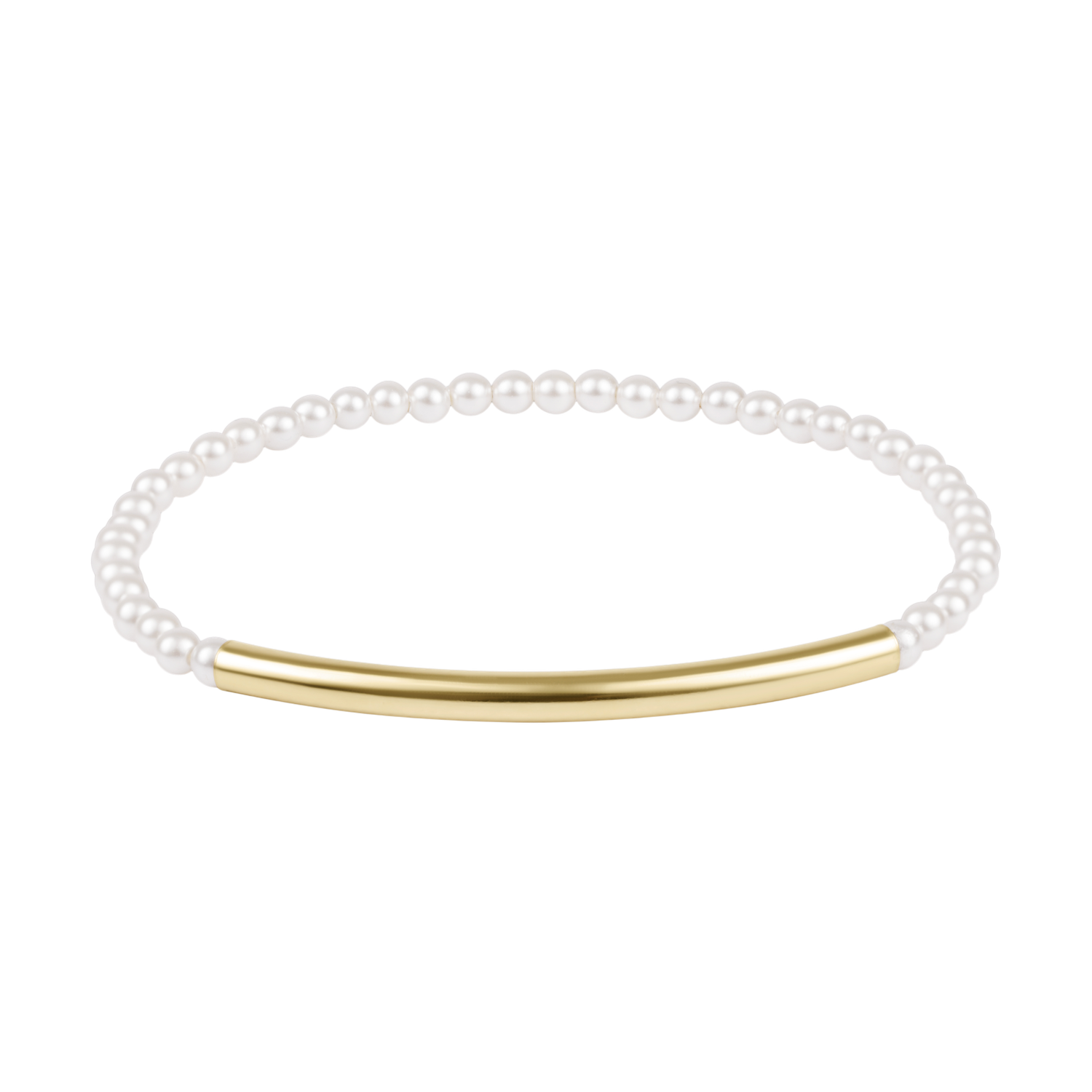 Bliss Bar Smooth Pearl 3mm Bracelet