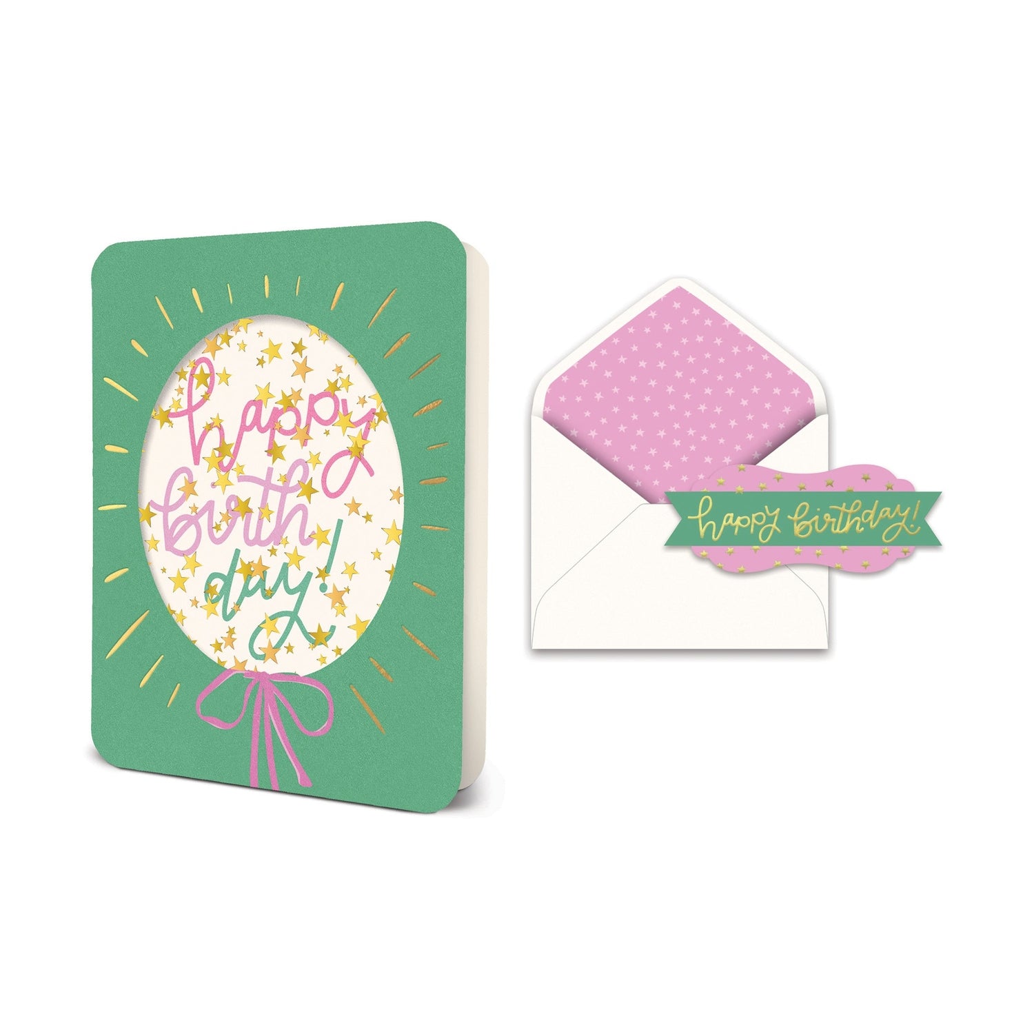 Born to Sparkle Deluxe Greeting Card