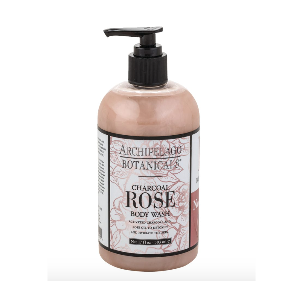 Charcoal Rose Body Wash 17oz
