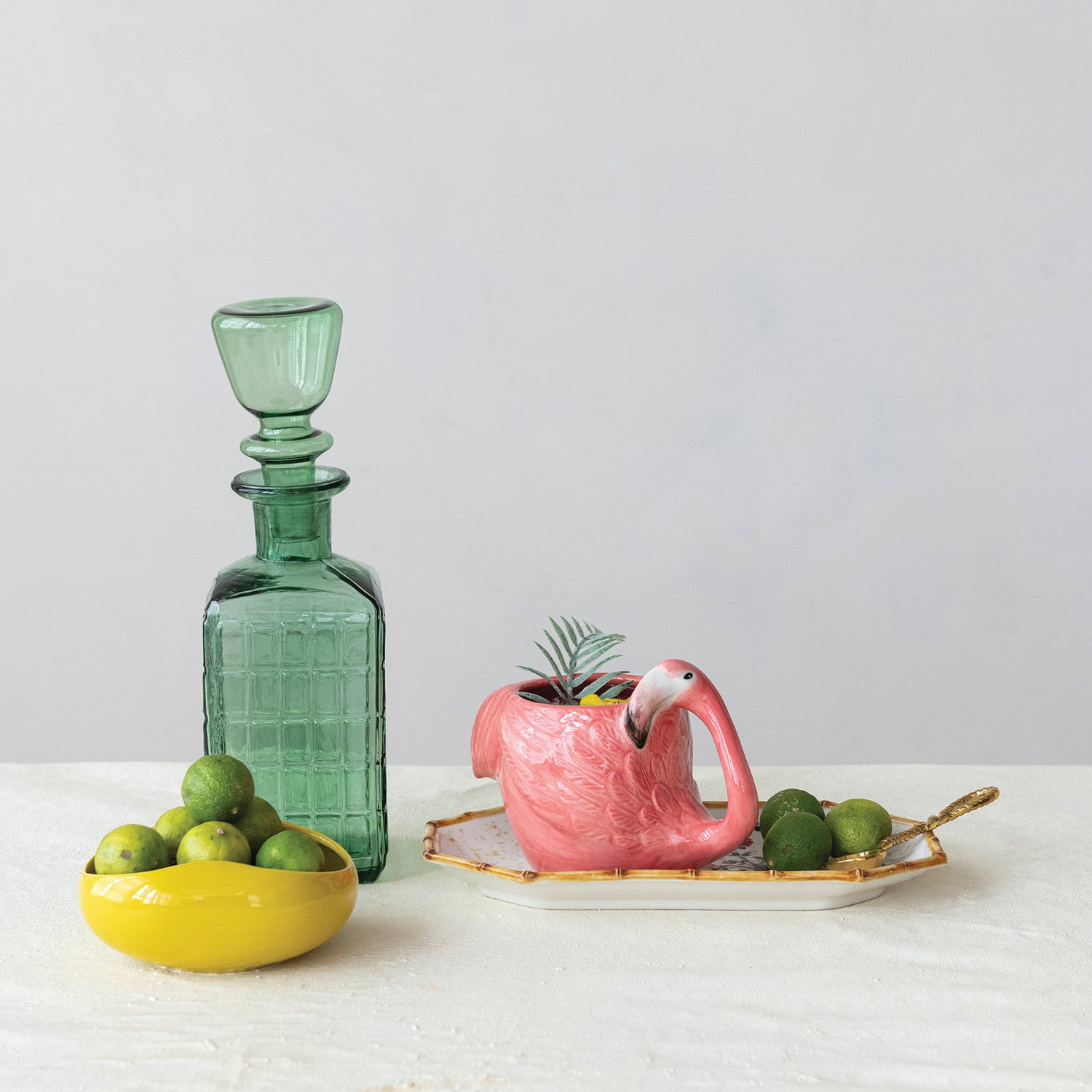 Chartreuse Stoneware Bowl
