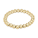 Gold bead stretch bracelet