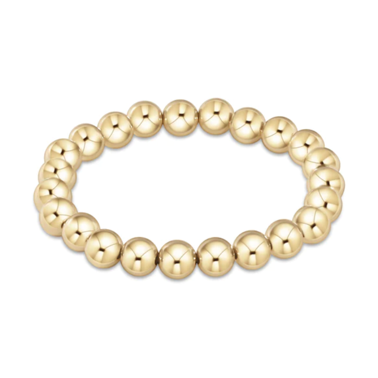 Gold bead stretch bracelet