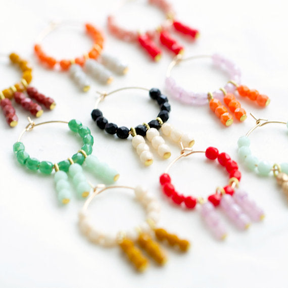 Colorful Little Hoops (FINAL SALE)