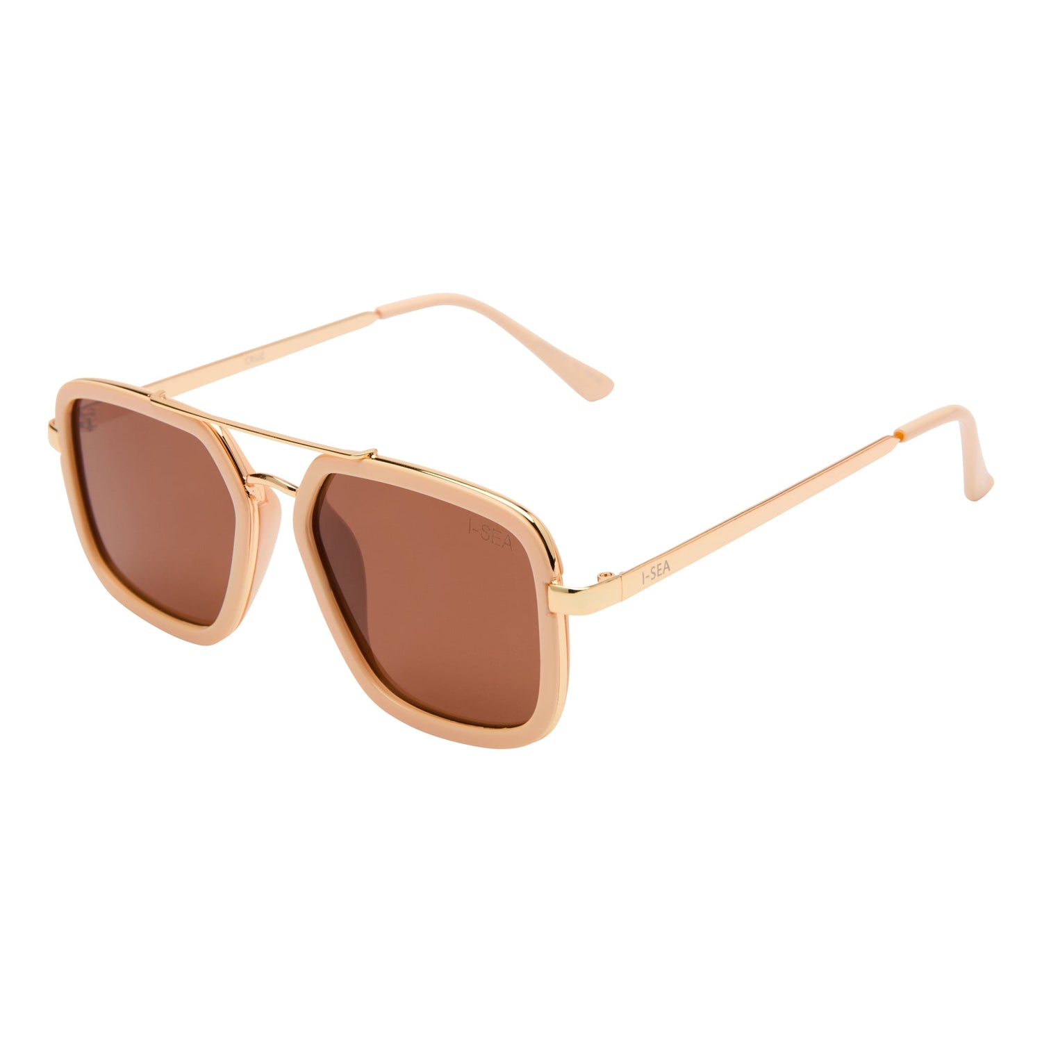 Cruz Sunglass - Cream/Brown