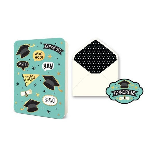 Deluxe Greeting Card Caps Off to You!