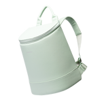 Mint green Corkcicle backpack cooler with top handle and adjustable straps