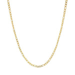 Gold figaro chain necklace