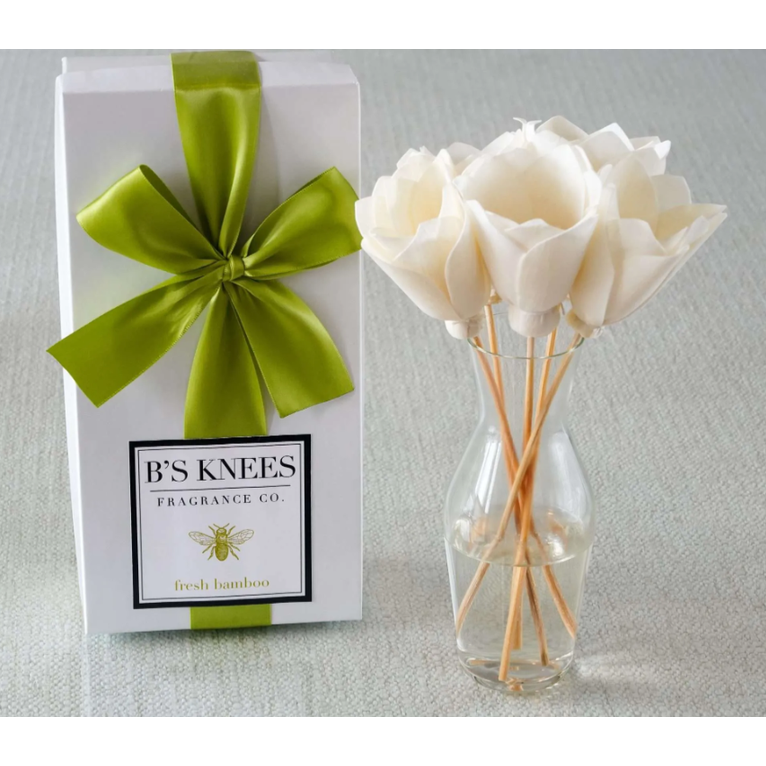 Flower Reed Diffuser- Fresh Bamboo