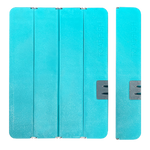 Vibrant aqua blue TOADFISH foldable cutting board featuring magnetic tool holders