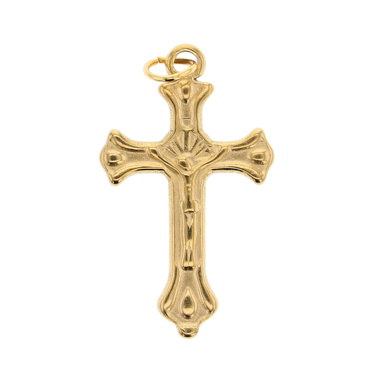 Gold Crucifix Charm