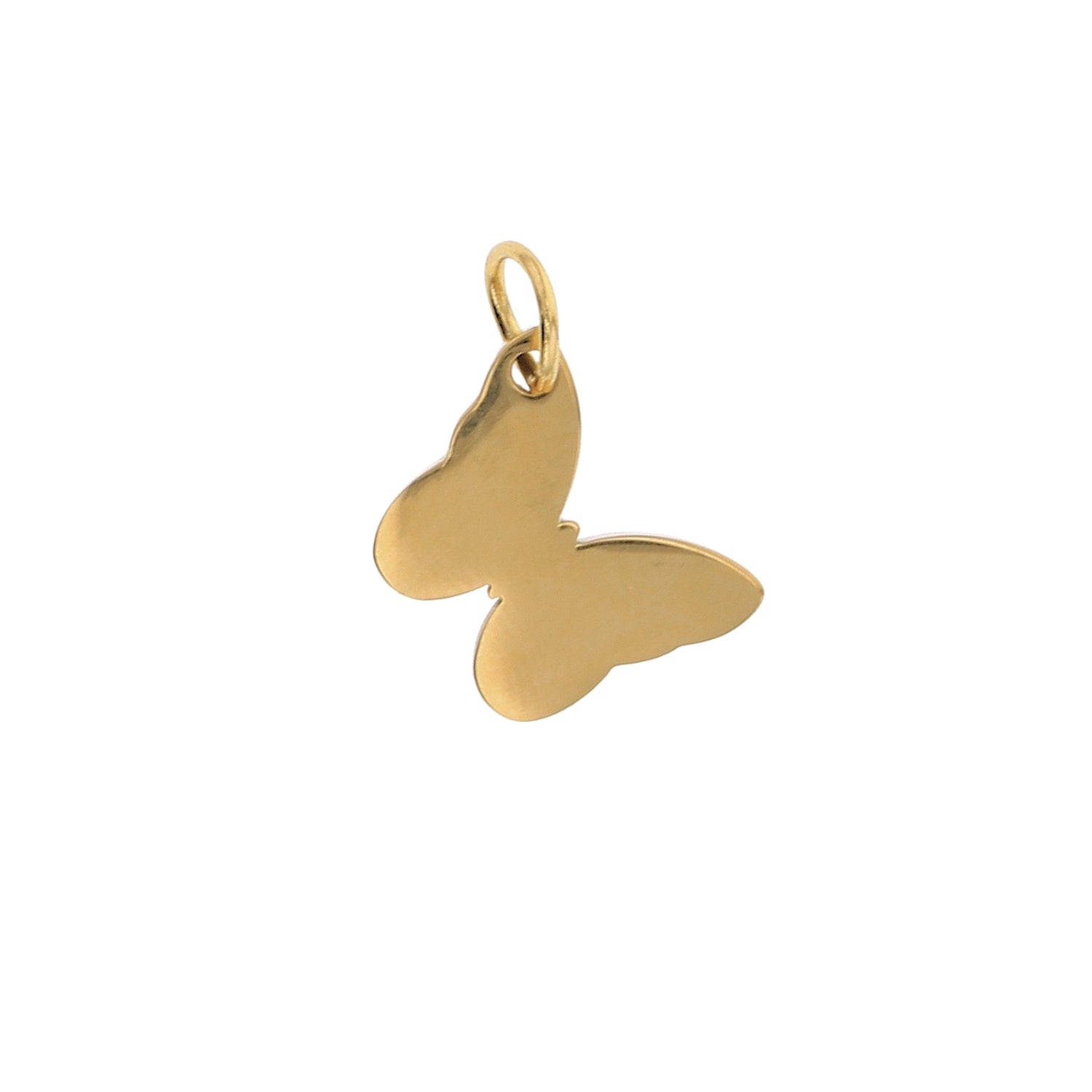 Gold Cut Out Butterfly Charm