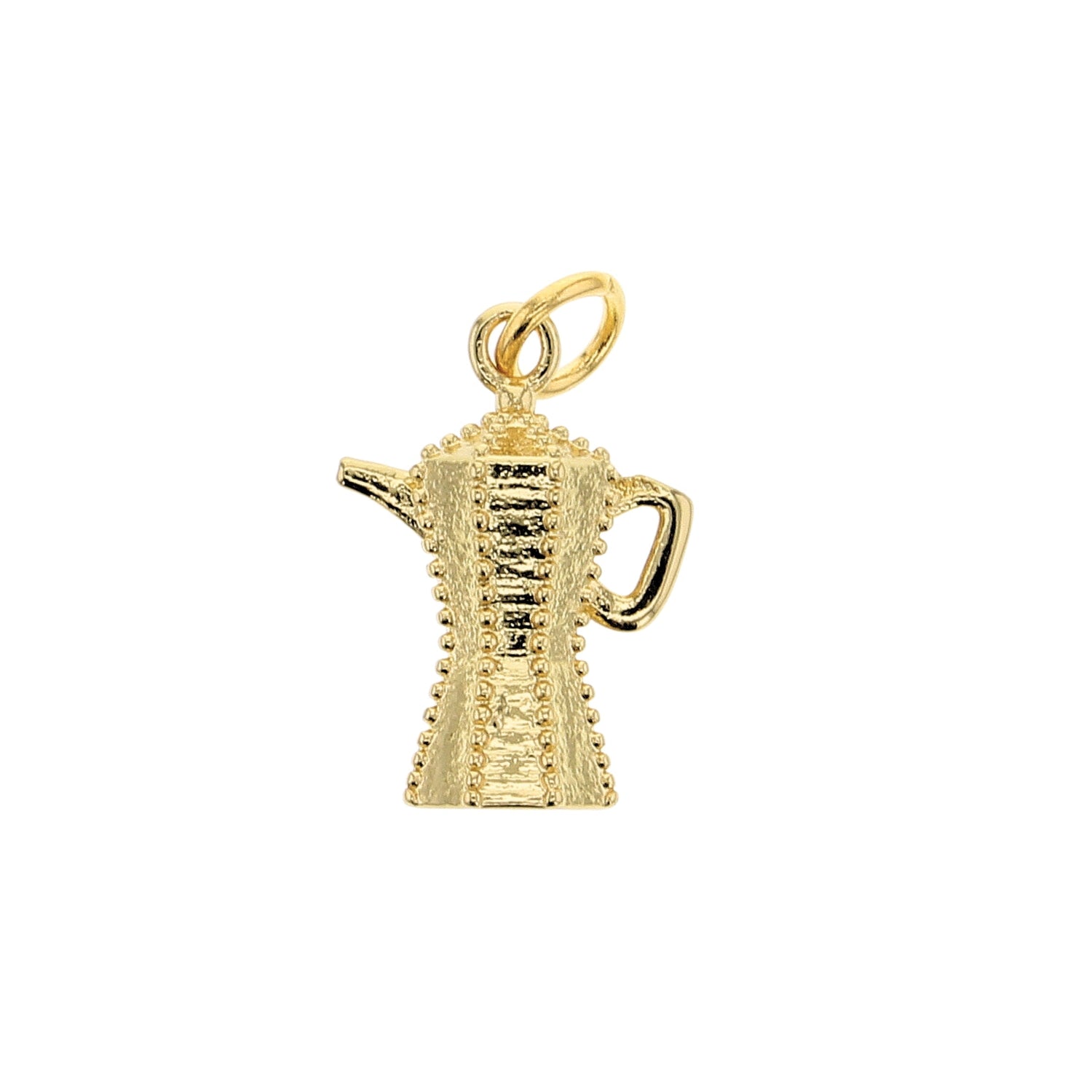 Gold French Press Pitcher Charm
