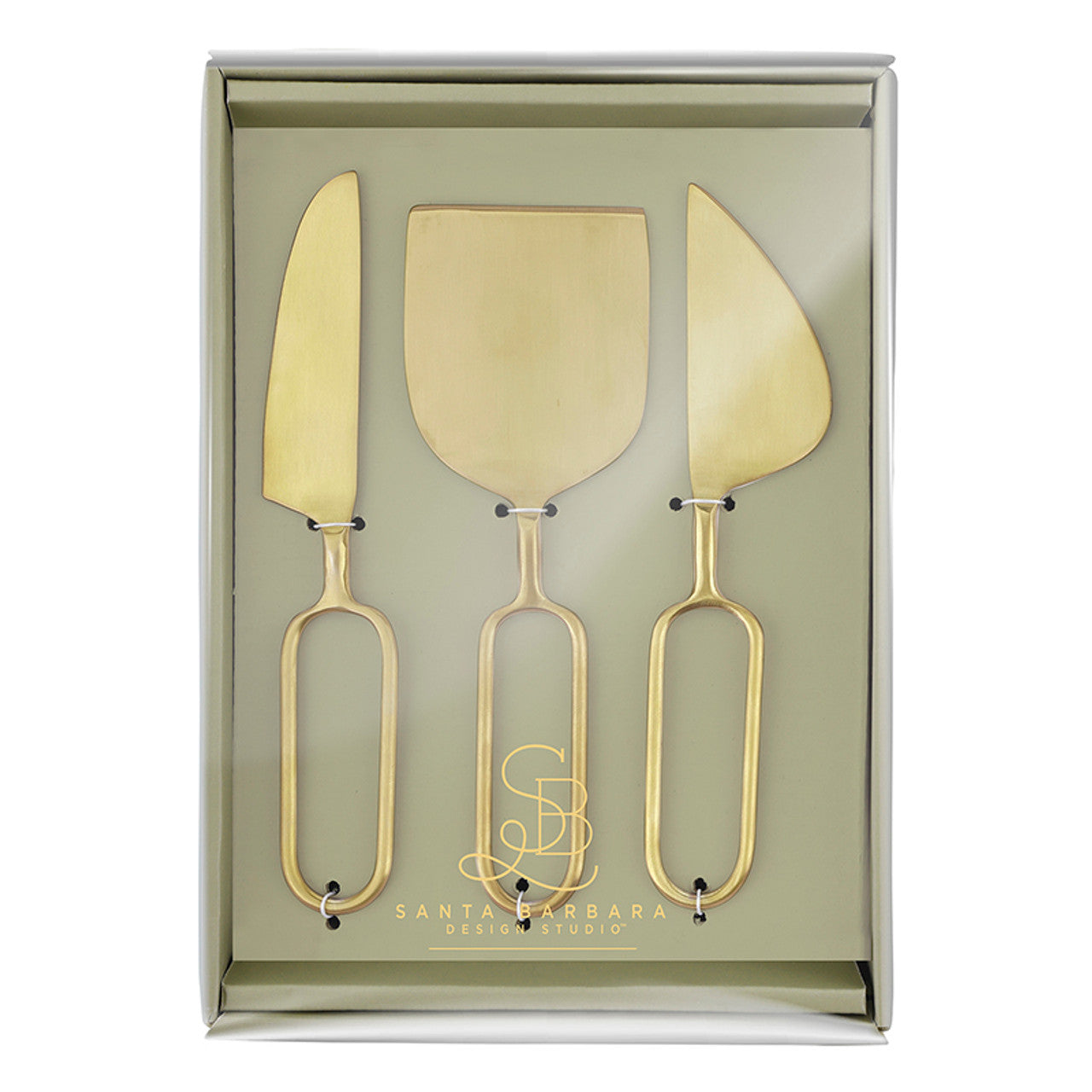 Gold Handle Cheese Knives