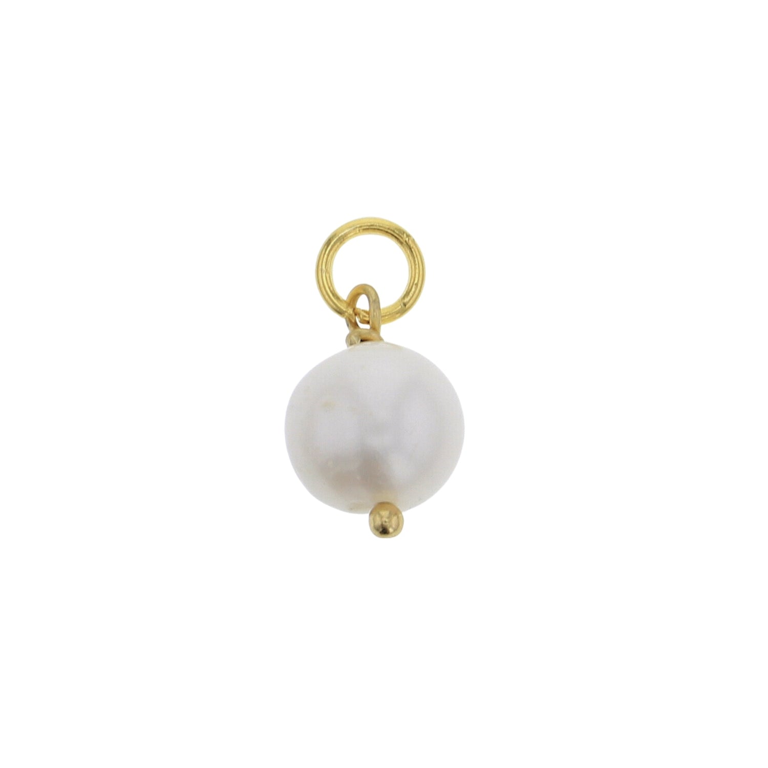 Gold Pearl Charm