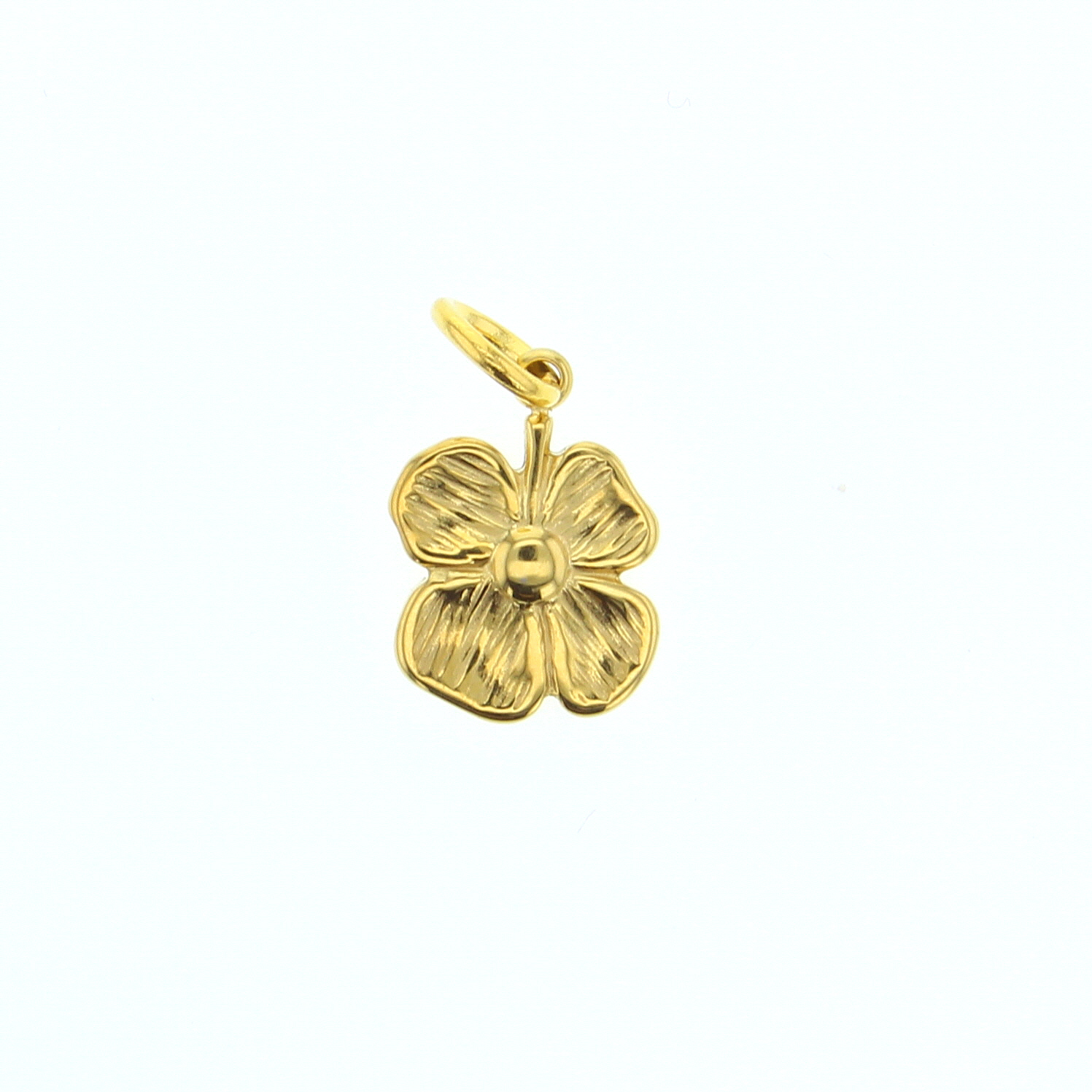 Gold Primrose Flower Charm