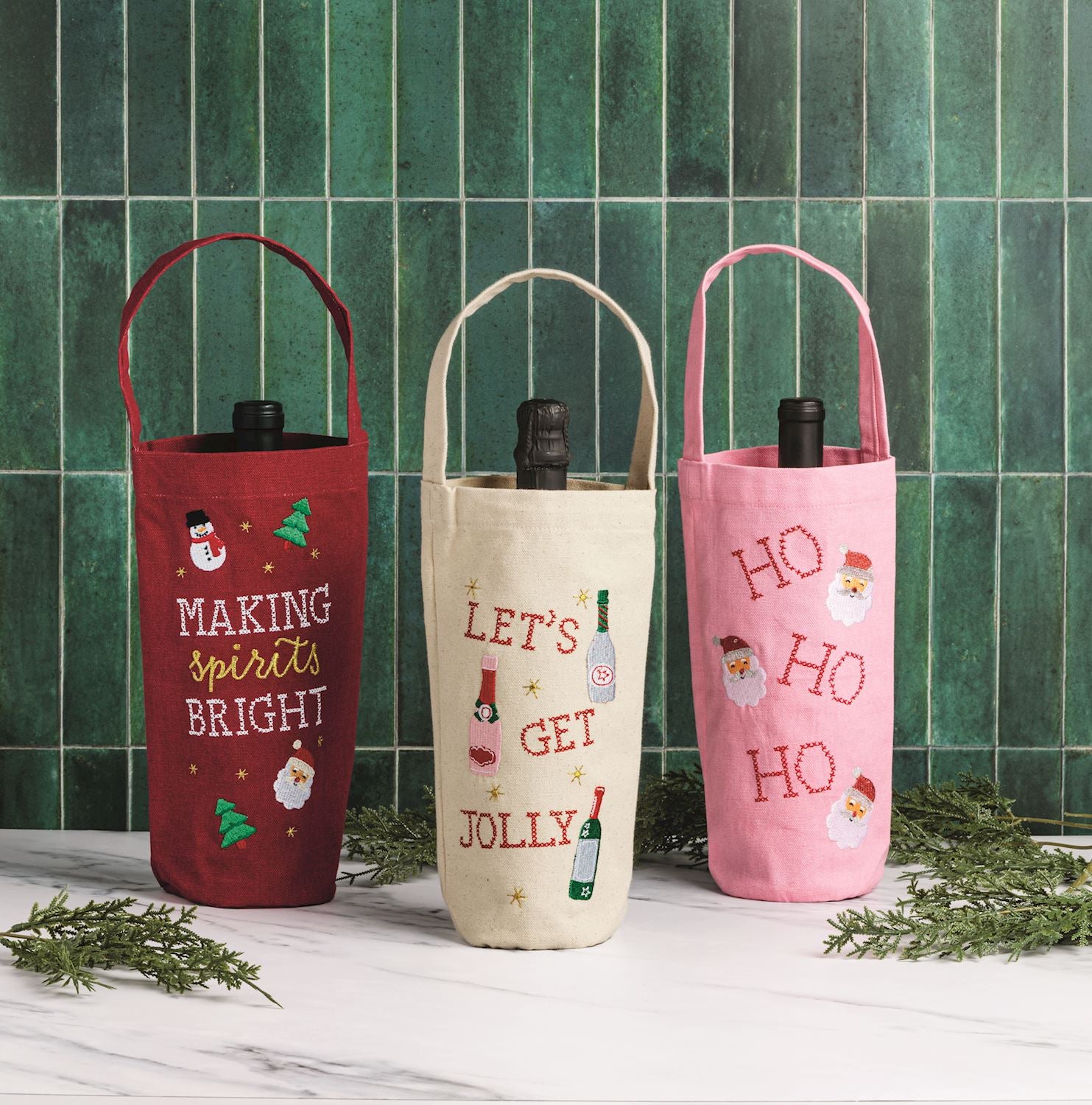 Ho Ho Ho Wine Bag