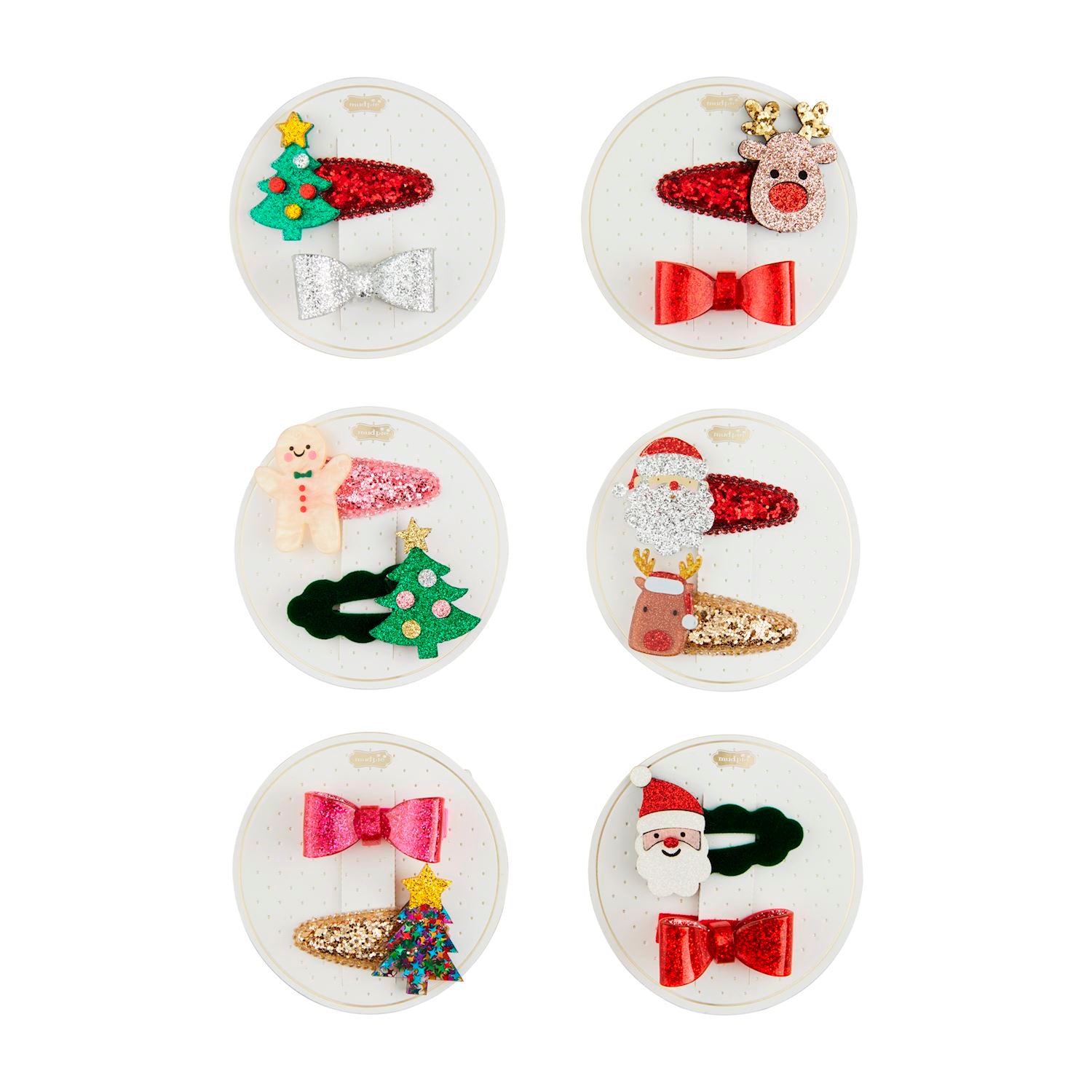 Holiday Hair Clip Set