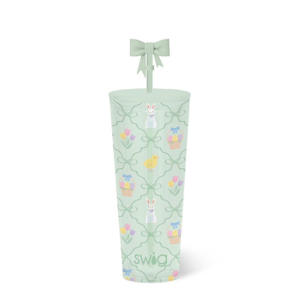 Hoppy Easter Plastic Tumbler 24oz