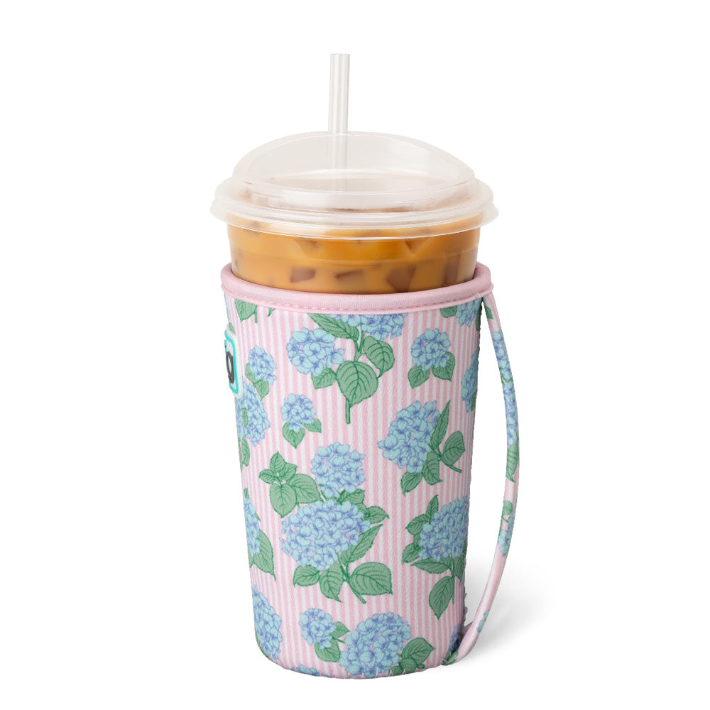 Hydrangeas Iced Cup Coolie (Medium)