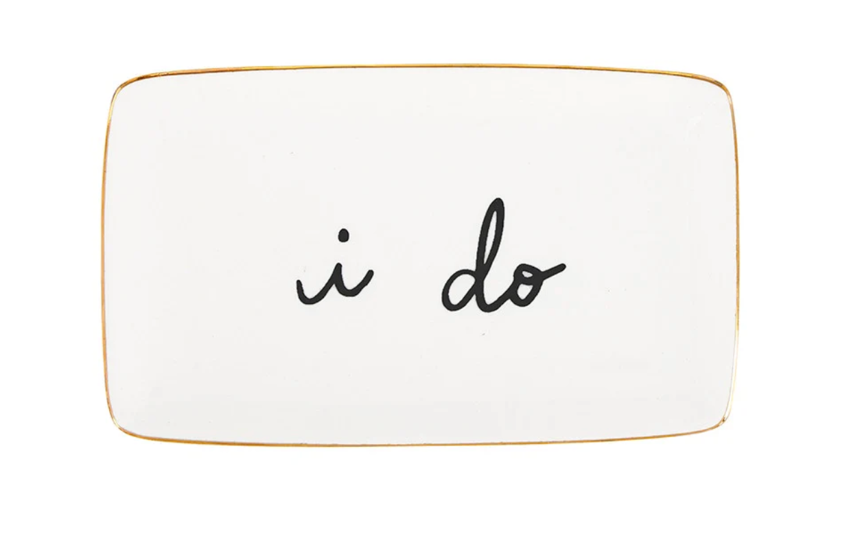 I Do Ceramic Tray