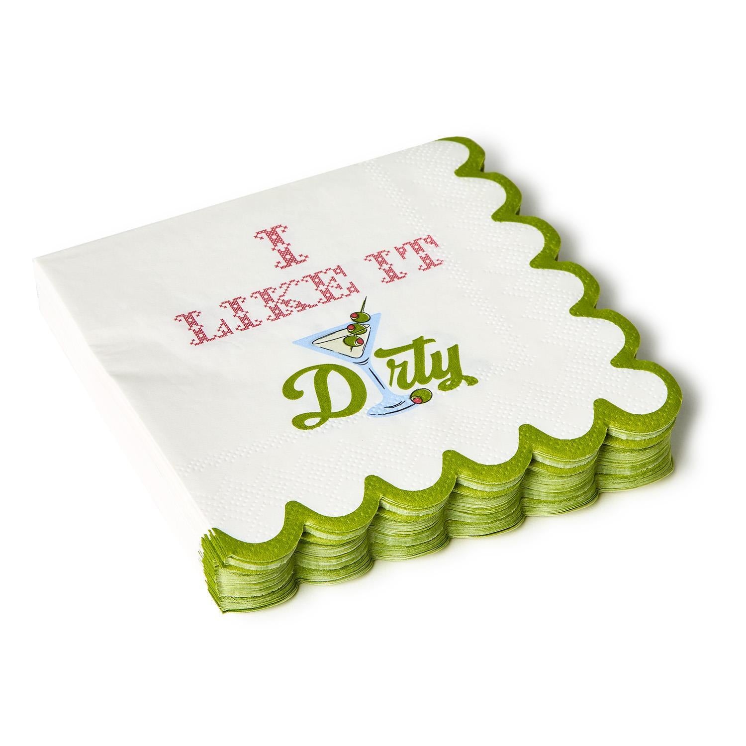 I Like It Dirty Cocktail Napkin