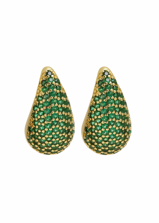 Green Pave Drop Studs