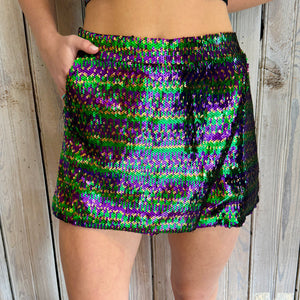Mardi Sequin Skort