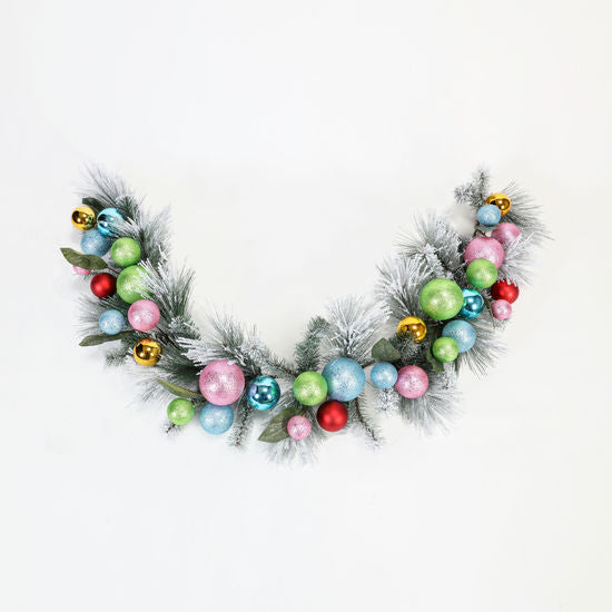 50's Snowy Garland