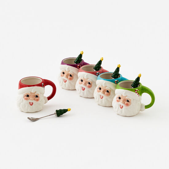Santa Mug w/Spoon