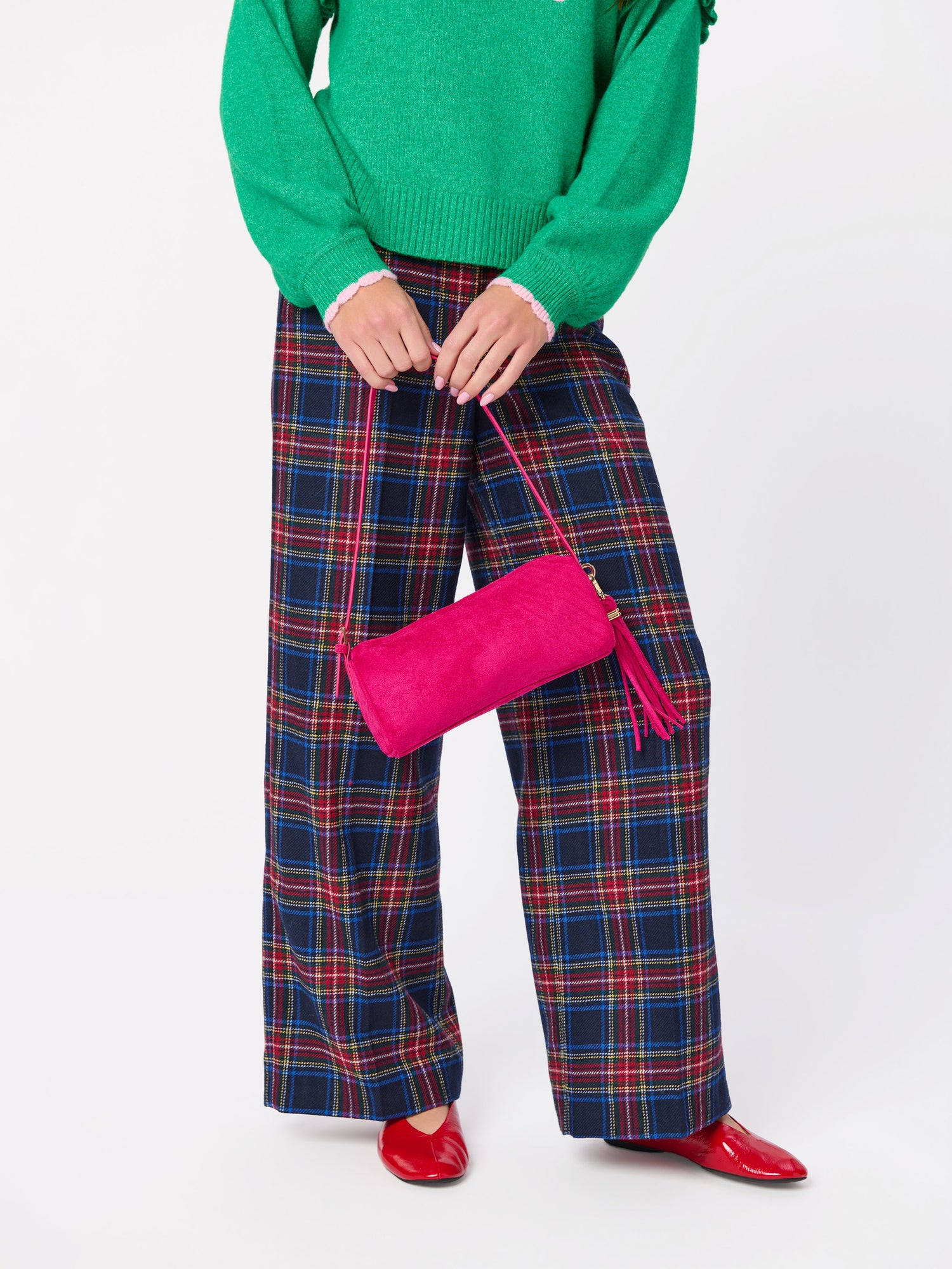 Kylie Barrel Shoulder Bag - Magenta